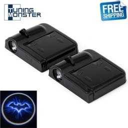 Projecteur laser LED sans fil pour décoration de porte de voiture lumière de bienvenue Batman 2