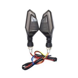 Feux LED pour motos 50LC avec lentilles claires: clignotant/clignotant de Position arrière