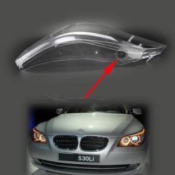 Couvercle d'Objectif de Lumière de Sauna avec Trou pour BMW E60 E61 2008-2010 Série 5 525i 530i