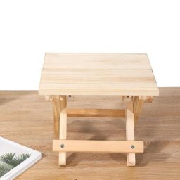 Chaise de camp pliante en bois banc de tabouret de marche assistance de pied tabouret de rasage