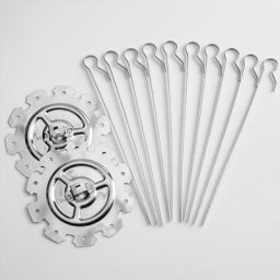 Cage pour barbecue en acier inoxydable brochettes de légumes appareil pour four à rôtissoire