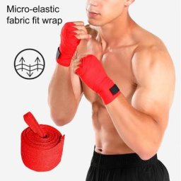 Sangle de sport en coton robuste confortable ajustable Bandage pour la boxe le Fitness les