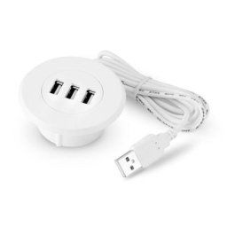 Répartiteur USB 2.0 N80D avec 3 Ports HUB 2 Pouces pour Ordinateur Portable et PC