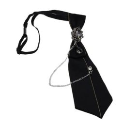 Noeud gothique noir pour la présidence pendentif en pierre de kirchen métal JOEvening Party