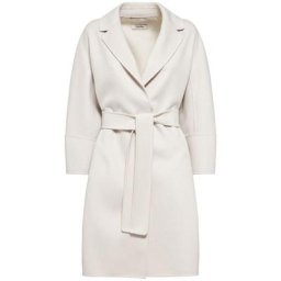 Max Mara Manteau en laine doublée avec ceinture arona