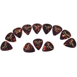 Fender Classic Celluloid Pick Shell Heavy 12 Stück