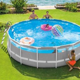 Piscine tubulaire Prism Frame Clear Window 488 x 122 cm Unisexe