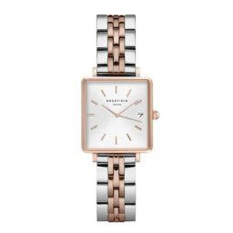 Montre Rosefield The Mini Boxy Blanc