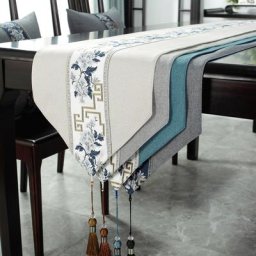 Chemin de Table rétro de Style chinois drapeau de Table à dîner Art fête à la maison café thé