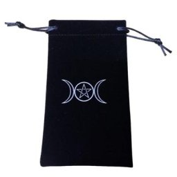 Sac de rangement en velours pour cartes de tarot oracle constellation runes accessoire de