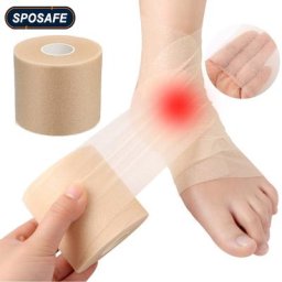 Bandage élastique auto-adhésif pour la peau film de rinçage pour le poignet le coude le genou le