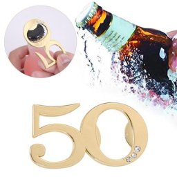 Ouvre-bouteille pour invités 50e ouvre-bouteille ouvrier de mariage faveurs de fête souvenir