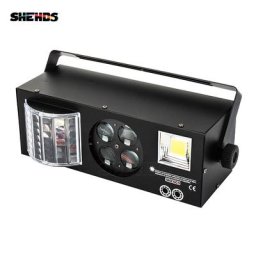 Stroboscope laser LED 4 en 1 DMX512 effets de lumière pour scène anniversaire mariage Noël