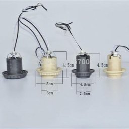 Douille de Base de lampe en plastique E27 E14 avec fil 30cm 80cm douille E27 E14 accessoires