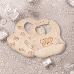 Bavoir d'alimentation imperméable en Silicone souple pour bébés facile à nettoyer