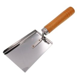 DLKKLB-Pelle à manche en bois en acier inoxydable pour apiculture outil de grattoir pratique pour