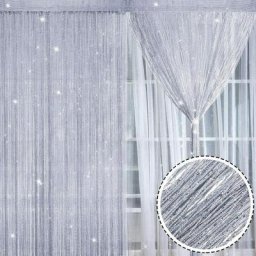 Panneau d'écran de rideau de chaîne de paillettes rideaux perlés conflictuels écran de mouche de
