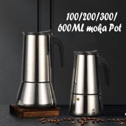 Cafetière moka italienne avec filtre en acier inoxydable outil de percolateur cuisinière