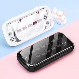 Étui de transport pour Nintendo Switch OLED housse de protection sac de rangement transparent