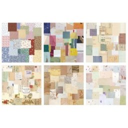 Papiers de support de scrapbooking pour bricolage autocollants de scrapbooking journal intime