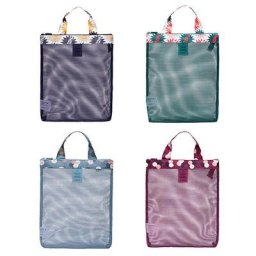 Fourre-tout de plage en maille pour toute la famille sac de collecte de coquillages sac de piscine
