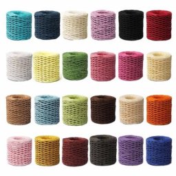 Fil de Coton Raphia C63B de 150m Paille pour Sac de Plage Matériel de Bricolage