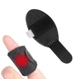 Attelle de doigt de certes réglable avec bandes de support en tôle d'acier intégrées attelle de