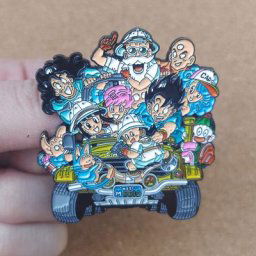 Broche en émail dur Dragon Ball Failarmy Bulma Kuririn Goku Kame Sennin broche Anime sac à dos