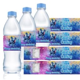 Autocollant de bouteille d'eau de dessin animé Disney CAN o & Stitch tible attro imperméables