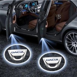 Projecteur laser de bienvenue LED pour porte de voiture lumières d'ombre de logo Dacia Duster