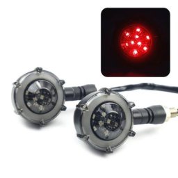 Clignotants de moto robustes U90C 12V universels indicateurs d'ampoule