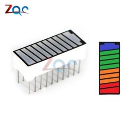 Graphique à barres de niveau de batterie 5 pièces 10 segments 4 Module d'affichage de puissance