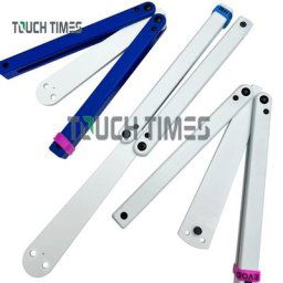 Couteau papillon d'entraînement Squiddy Clone matériau plastique POM entraîneur Balisong Flipper