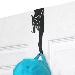 Support décoratif mural en métal à fixer dans la cuisine queue de chat porte-clé en forme de