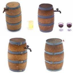 Mini tonneau de vin rouge en bois fût de bière l'inventaire fût de bière décoration de maison de