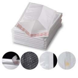 Sacs d'Enveloppe à Bulles Blanches Auto-scellants Emballages Cadeaux d'Expédition Rembourrés 50