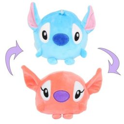 Jouet en peluche avec personnage de dessin animé Disney Lilo Stitch ange Double face réversible