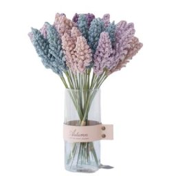 Fleurs de blé séchées artificielles DIY 6 pièces Bouquet de blé pour décoration de fête de mariage