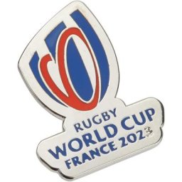 Pin's Logo Argent Coupe du Monde de Rugby 2023
