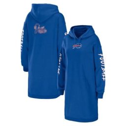 Robe à capuche WEAR by Erin Andrews Royal Buffalo Bills pour femme