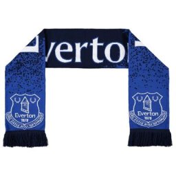 Écharpe en jacquard moucheté Everton - Marine / Royal - Adulte