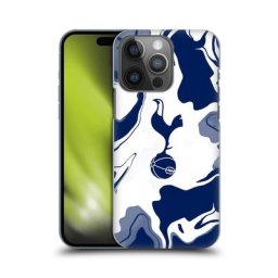 Coque de téléphone rigide compatible Tottenham Hotspur Marble Badge Compatible avec l'arrière - Blanc - iPhone