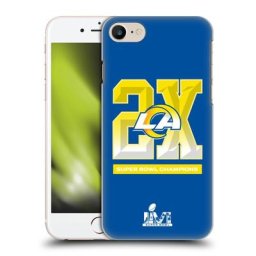 Coque de téléphone en jersey à coque rigide Los Angeles Rams Super Bowl LVI Champions - iPhone