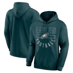 Chandail à capuchon à écran à bulles des Eagles de Philadelphie vert de marque Fanatics pour homme