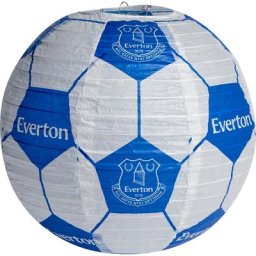 Everton 30cm Concertina Paper Light Shade