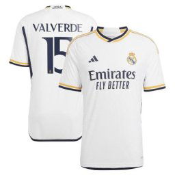 Maillot Domicile adidas Real Madrid 2023-24 avec flocage Valverde 15
