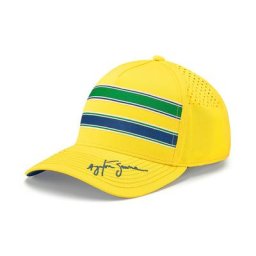 Casquette de baseball à rayures Ayrton Senna