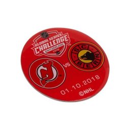 NHL New Jersey Devils and SC Bern Match Up Event Pin
