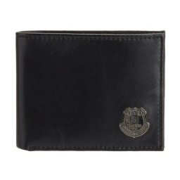 Portefeuille en cuir Everton avec emblème écusson