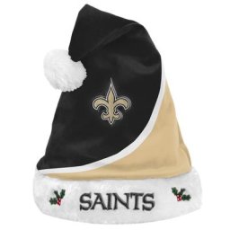 Bonnet de Noël New Orleans Saints color block